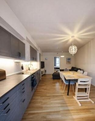 3 bedroom apartment in heart of Voss with parking