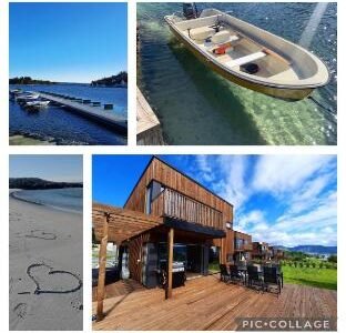 New funkis cabin by the sea in Hervik, boat rental