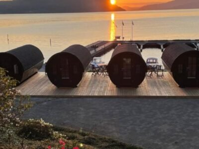 Sleeping barrel lodge Smaken av Ryfylke Event AS, drives ikke som hotell