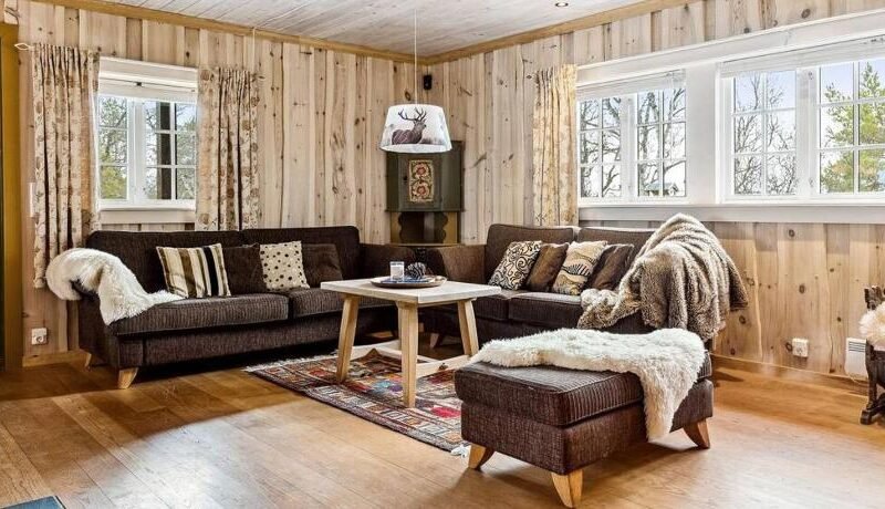 Koslig hytte ved Grimsdalen