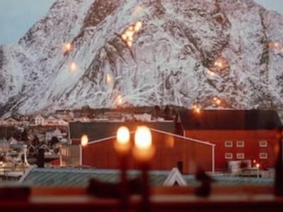 Reine Front View – Mountain & Seaview