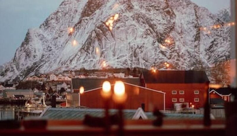 Reine Front View – Mountain & Seaview