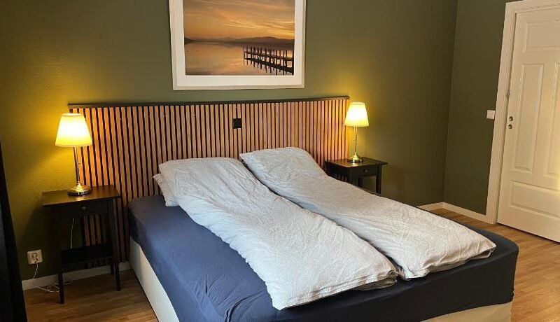 Stue, soverom og bad