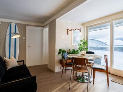 Fjord view apartment in Alesund with free parking
