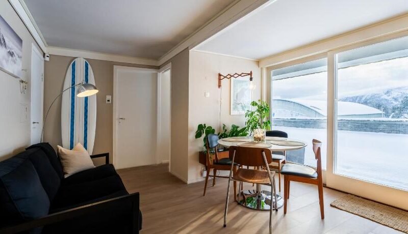Fjord view apartment in Alesund with free parking