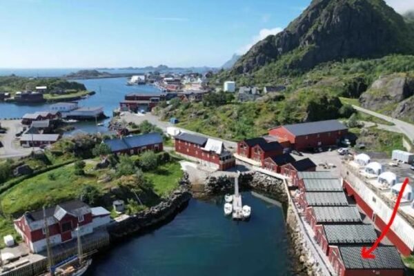 Modern seaview rorbu – Free parking – Odinbua