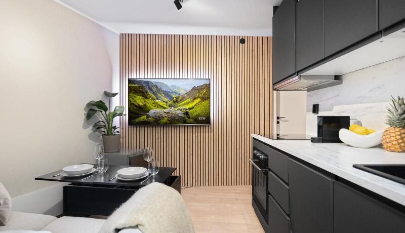 King bed – Behind Bryggen – Renovated des 23