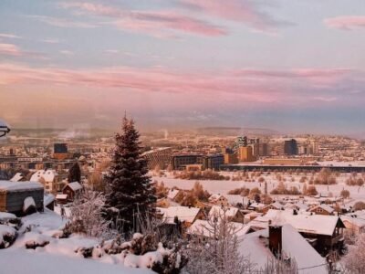 Apartment in Lillestrøm with free parking and great view, sleep 3 people