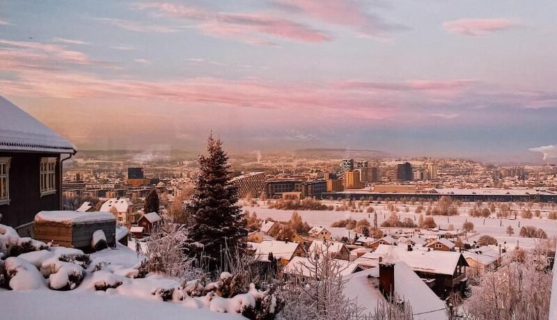 Apartment in Lillestrøm with free parking and great view, sleep 3 people