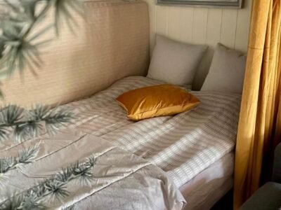 Primitive basement room, no shower, shared toilet