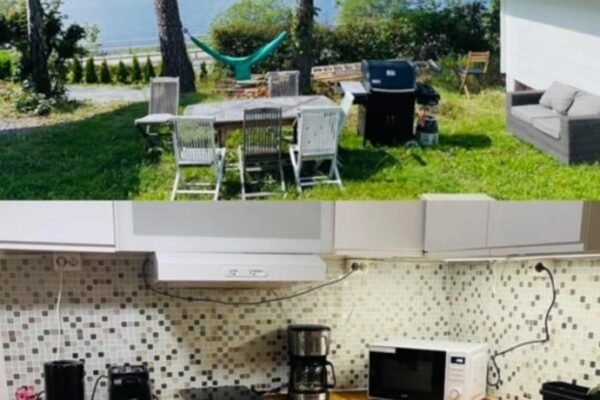 Nice Apartment with1 bedroom Separate living room with a sofa bed and a tiny kitchen a bathroom loca