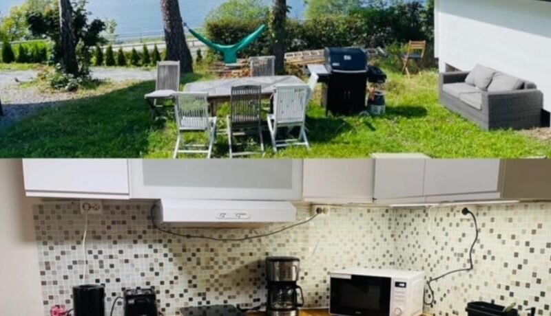 Nice Apartment with1 bedroom Separate living room with a sofa bed and a tiny kitchen a bathroom loca