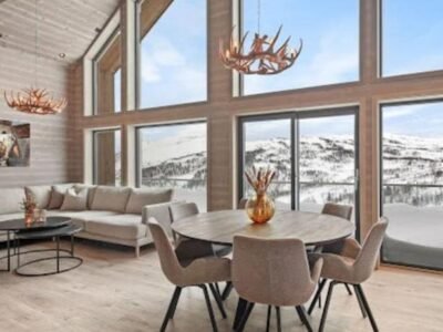 Flygende utsiktshytte med magisk utsikt