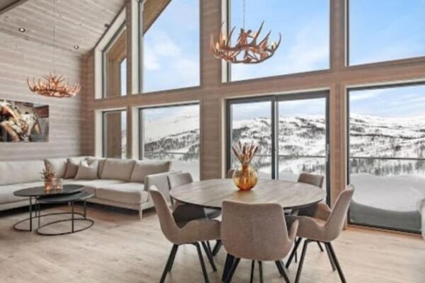 Flygende utsiktshytte med magisk utsikt