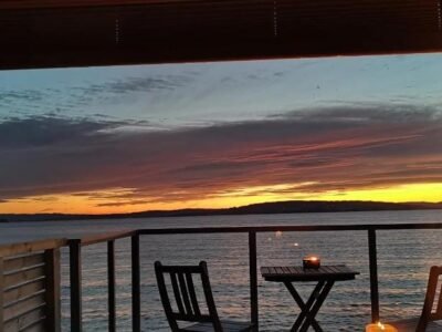 Idylliske Evjua ved Mjøsa