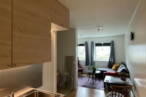 Overnatting Kjøllefjord, Hybelleilighet med kjøkkenkrok og eget bad