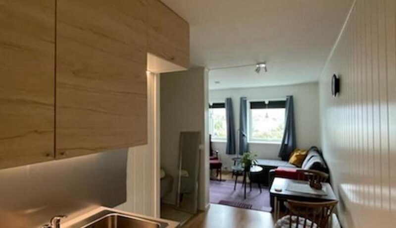 Overnatting Kjøllefjord, Hybelleilighet med kjøkkenkrok og eget bad