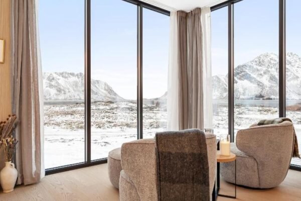 Panoramautsikten Lofoten with Jacuzzi