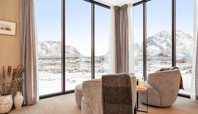 Panoramautsikten Lofoten with Jacuzzi