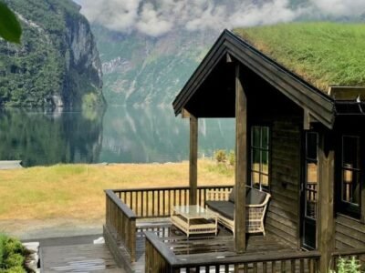Cabin by the fjord