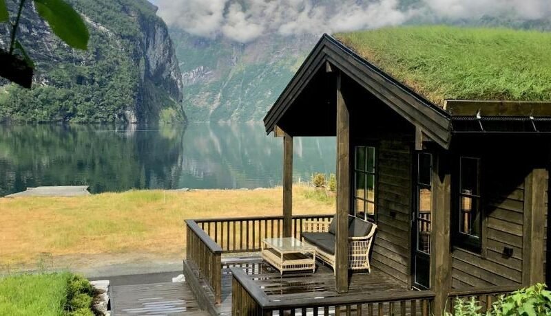Cabin by the fjord