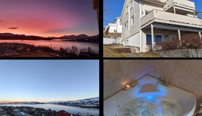 Loftsleilighet,havutsikt,balkong,gratis parkering