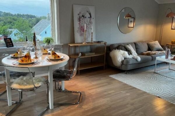 Koselig leilighet med utsikt, gaavstand fra sentrum