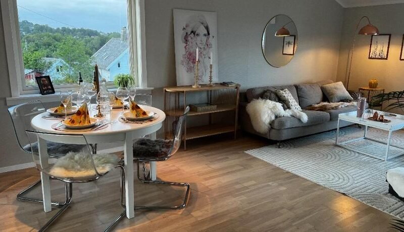 Koselig leilighet med utsikt, gaavstand fra sentrum