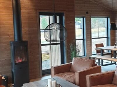 2 cabins surrounded by beautiful nature