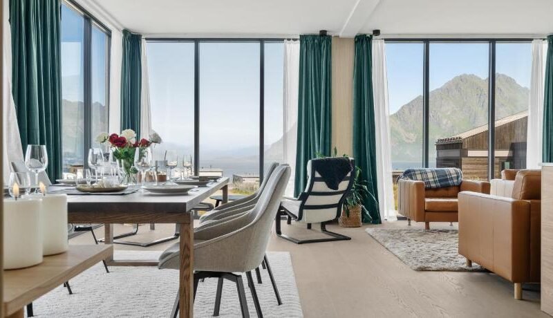 Artic Lyngvær Luggombu Lodge with jacuzzi