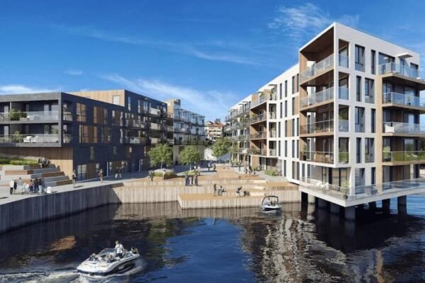 Elegant city apartment in Bergen- Private outdoor patio and free parking