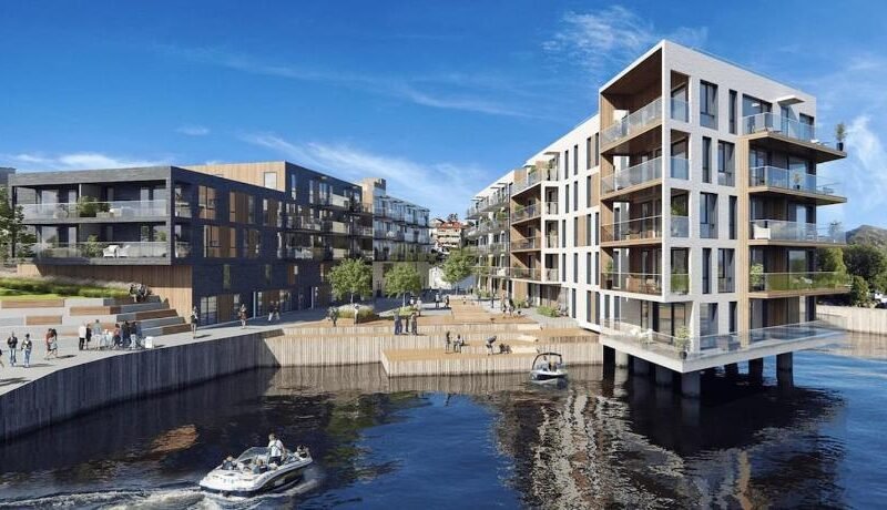 Elegant city apartment in Bergen- Private outdoor patio and free parking