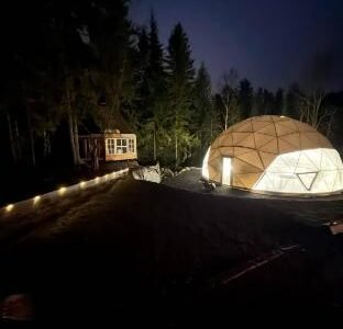 The Forest Dome Nordic Event Space in Nature