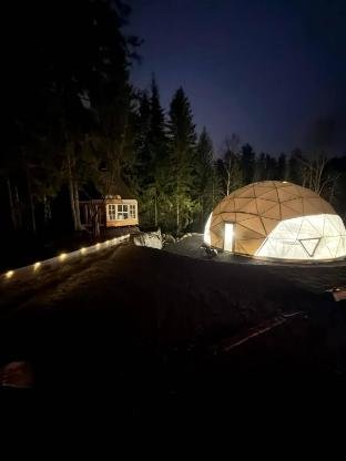The Forest Dome Nordic Event Space in Nature