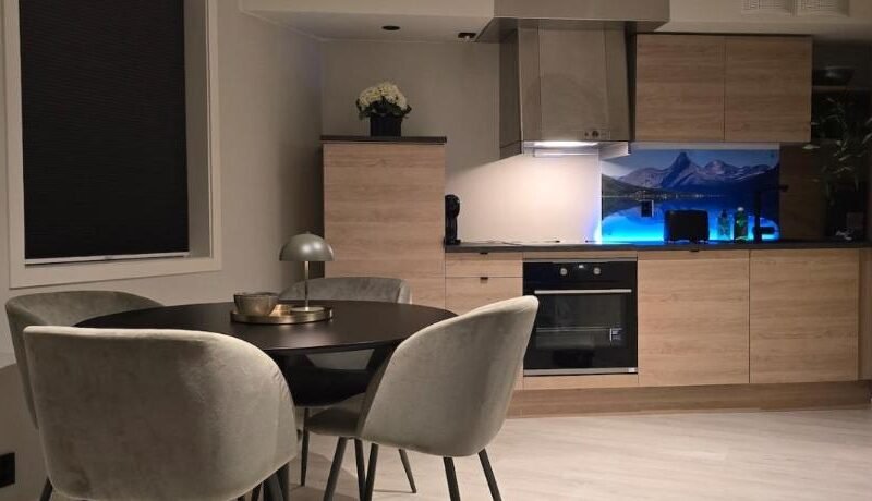28 sqm studio apartment in the heart of Leirvik