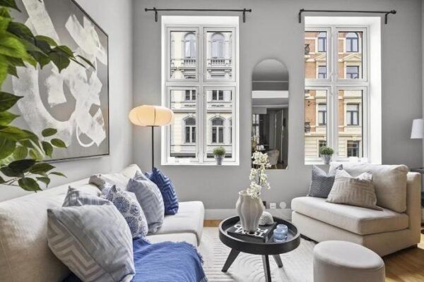 Spacious 2BR Apartment in Vika, Central Oslo