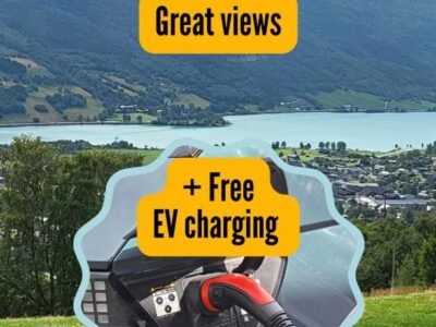 Free EV Charging with Snacks and View