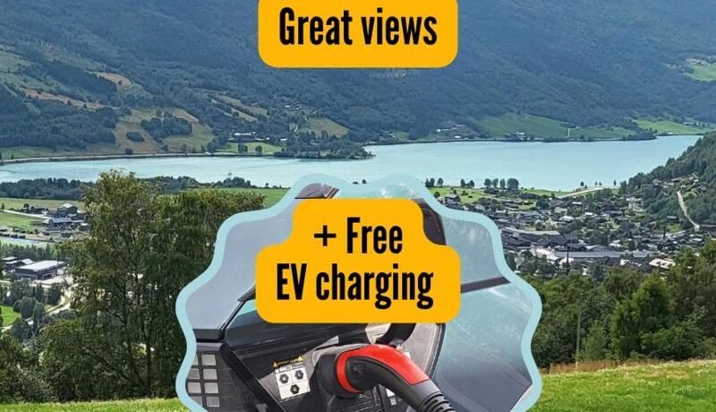Free EV Charging with Snacks and View