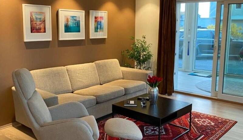 Modern apartment with mountain and sea view