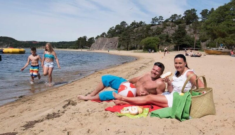 Sørlandet, nær stranden og Kristiansand dyrepark