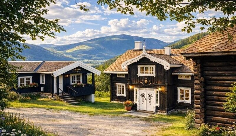 Traditional timber farm with Sauna & Wi-Fi
