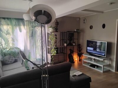 Nicely decorated house near forest and town